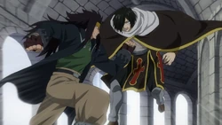 Gajeel golpea a Rogue