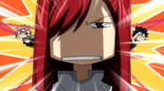 Erza angry at Natsu and Gray