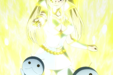 sachin and babi light blue dress Strongest Lucy Heartfilia Star Dress Forms in Fairy Tail, Ranked main image 0
