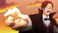 Hyberion using his Magic