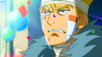 Laxus cries