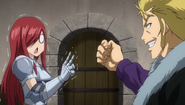 Erza loses to Laxus