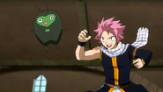 Kemokemo playing with Natsu