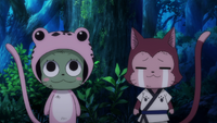 Lector and Frosch watch Yukino and Sorano