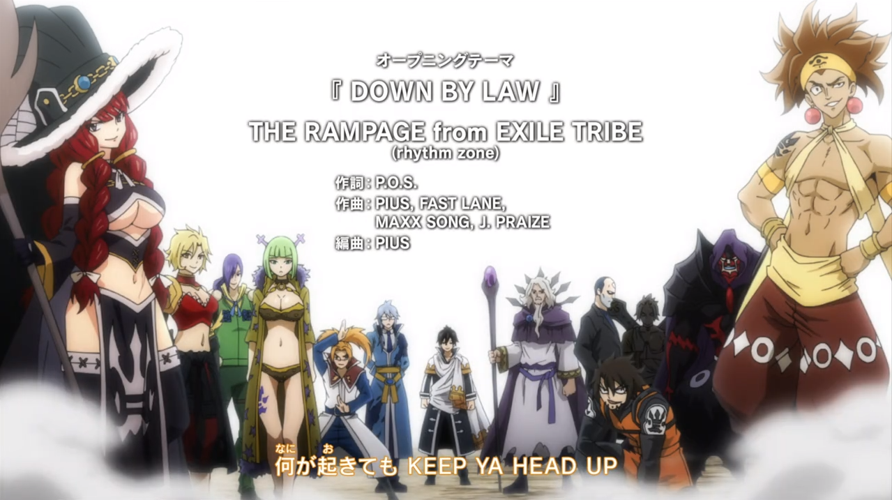 Down by Law – Fairy Tail: Final Series Opening Song #2/Fairy Tail Opening  Song #24 by THE RAMPAGE from EXILE TRIBE – Romaji Lyrics and English  Translation – Shuu's Wonderland