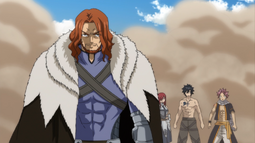 Gildarts llega al campo de Guerra