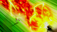 Natsu ataca a Max anime