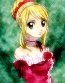 Lucy as the daughter of the Heartfilias