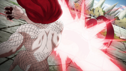 Irene se transforma y hiere a Erza