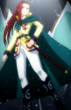 Erza vestida como príncipe