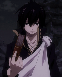 Zeref takes the book