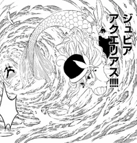 Juvia transforms into a Mermaid