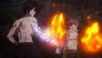 Natsu and Gray ready to face Etherious Mard Geer