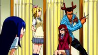 Fairy Academy - Cancer called to style Erza's hair