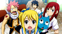 Team Natsu's reaction to the new building