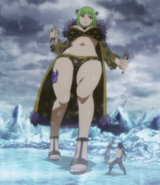 Juvia sees giant Brandish