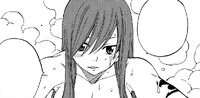 Erza compliments Wendy