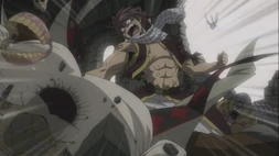 Natsu atakuje Crawforda