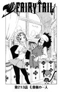 Levy with Gajeel on the cover of Chapter 213