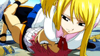 Natsu caught Lucy