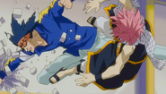 Natsu dodges