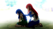 Wendy invited by Erza to join Fairy Tail