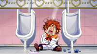 Ichiya beaten in the toilet