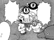 Jäger and his guildmates in Ryuzetsu Land
