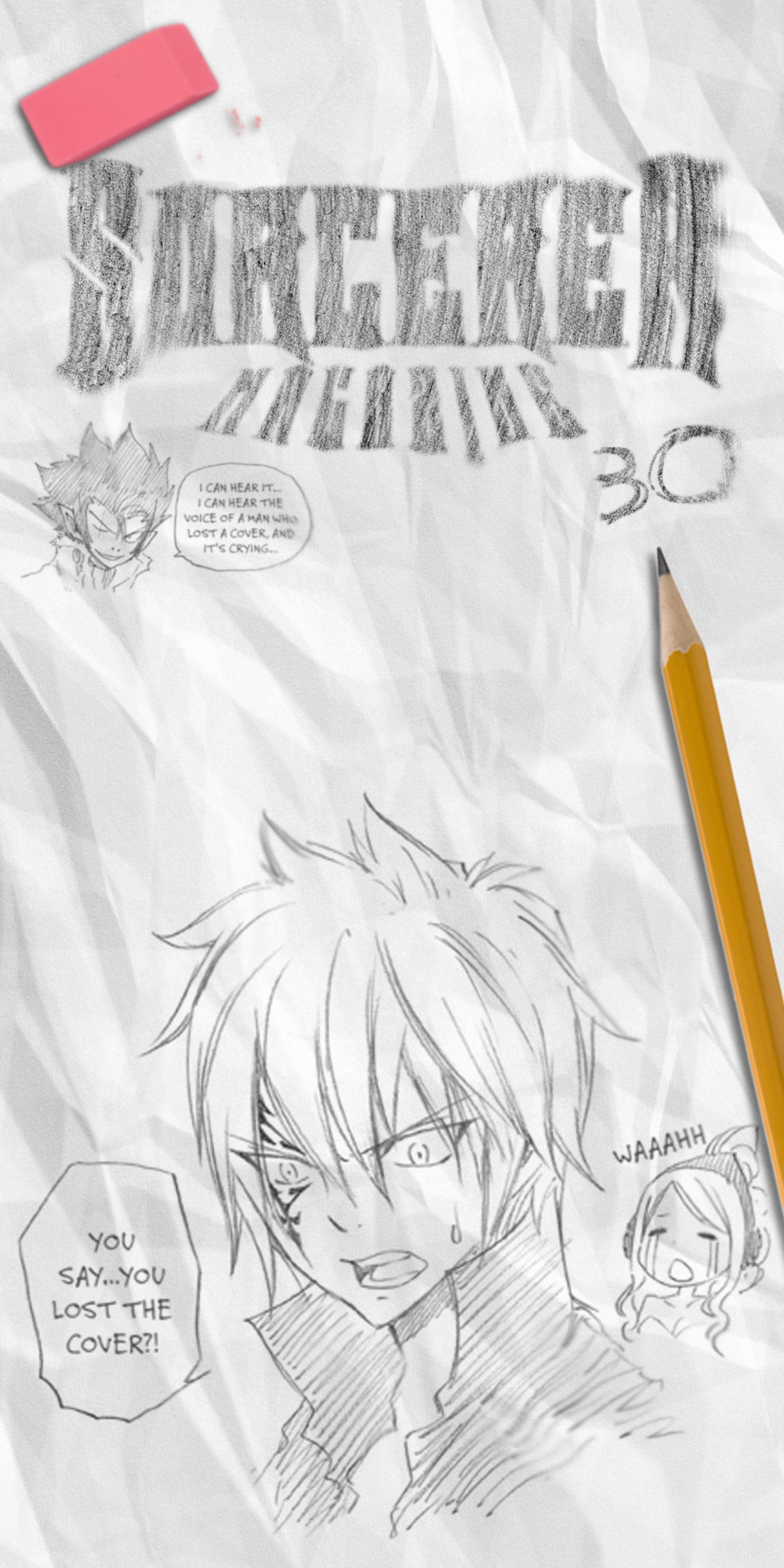 Fairy Tail Gray Fullbuster Name Anime Drawing by Anime Art - Fine