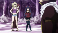 Natsu is found by the girls