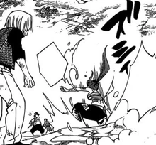 Erza parando no Cubo.