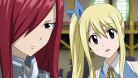 Erza and Lucy want to know the secret