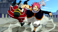 Natsu defeats piggy man