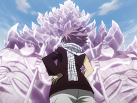 Natsu and the frozen Eternal Flame
