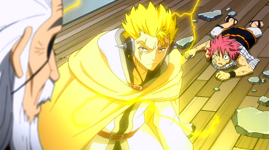 Exploding Flame Edge of Darkness:Fairy Tail(Natsu vs Leo)HD animated gif