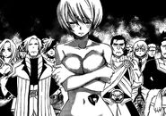 Yukino strips in front of her guild as punishment for her loss