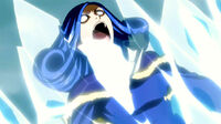 Juvia is defeated by Gray