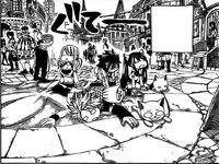 Natsu y los demas llegan a crocus