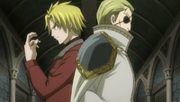 Yuri and Precht fight Blue Skull