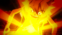 Natsu burns up