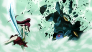 Erza defeats the S-Class monster