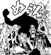 Fairy Tail and Yukino Aguria about to be attacked upon finding Arcadios