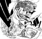 Lucy saved from Kain by Natsu