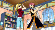 Natsu and Lucy decide to form a team