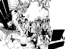 Fairy Tail ataca enfadado a Phantom Lord