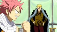 Natsu wanting to fight Laxus