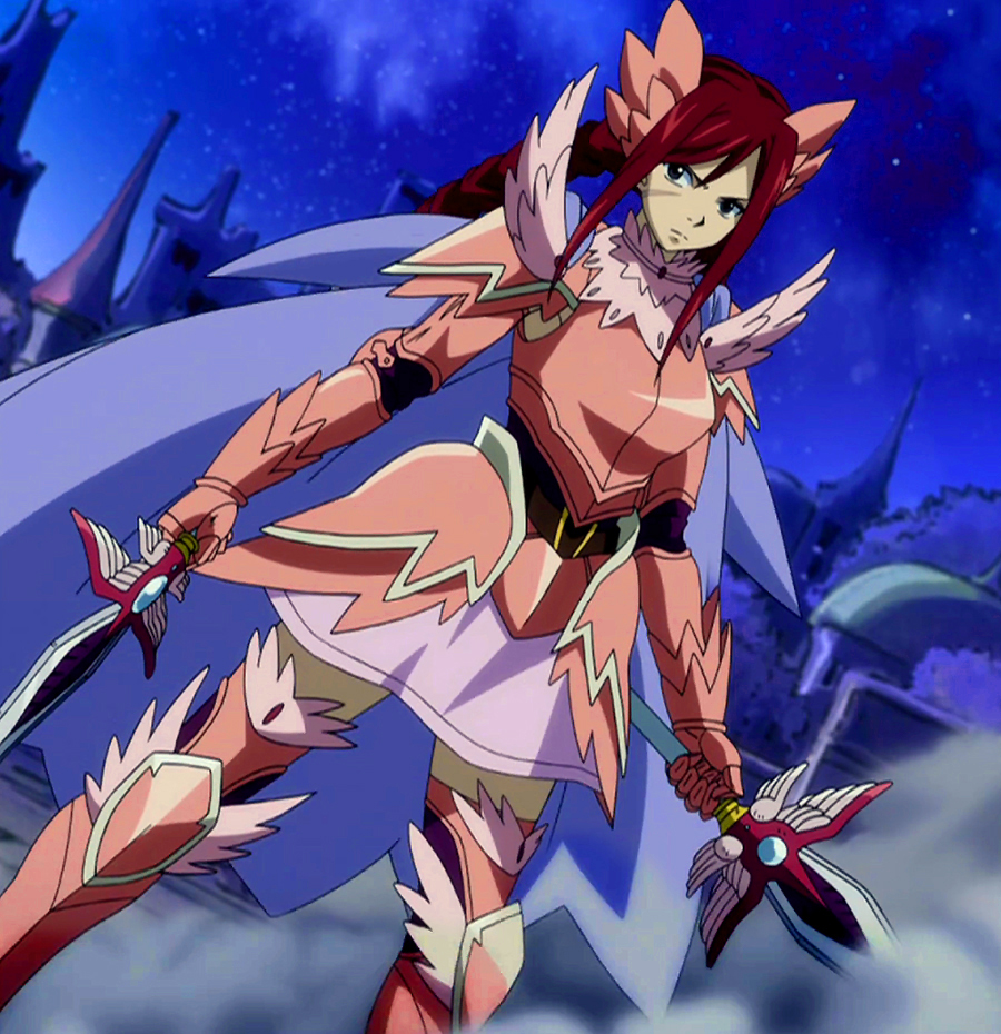 erza scarlet black wing armor wallpaper