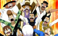 Man's happiness after they saw Lisanna