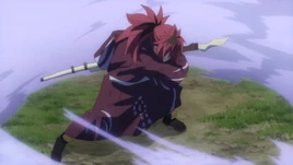 Suzaku prepares to unleash his ultimate attack