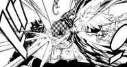 Erza puts and end to Gray's battle against Natsu